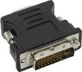 Переходник DVI-I-VGA Cablexpert A-DVI-VGA-BK, 29M/15F, черный