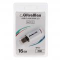 Флеш-накопитель 16Gb OltraMax USB 2.0 230 White