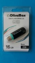 Флеш-накопитель 16Gb OltraMax USB 2.0 230 Black
