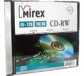 4084 Диск CD-RW Mirex 700 Mб 4-12x Slim case UL121002A8S