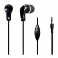 Стерео-наушники OXION HS2005 внутриканальные с микрофоном, Black