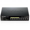 Коммутатор D-Link DES-1008P/C1A  неуправляемый с 8 портами