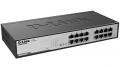 Коммутатор "DLink" [DGS-1016D/G1A] 16-port 10/100/1000 Mbps Switch