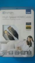 КАБЕЛЬ Brackton HDE-FKR-0500.BG 5.0m High Speed HDMI v1.4 3D with Ethemet