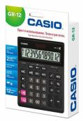 Калькулятор настольный 12р. GR-12 Casio черн. корп (35x155x209)  GR-12-W-EP